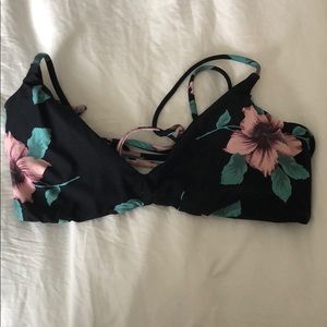 Flower bathing suit top!! The brand O’Neill!!:))